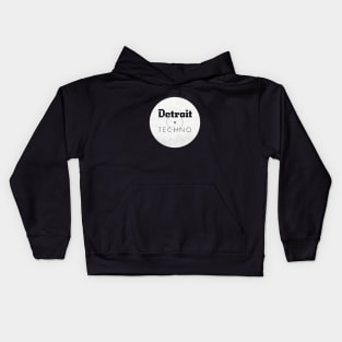 Detroit Techno - White Label Kids Hoodie